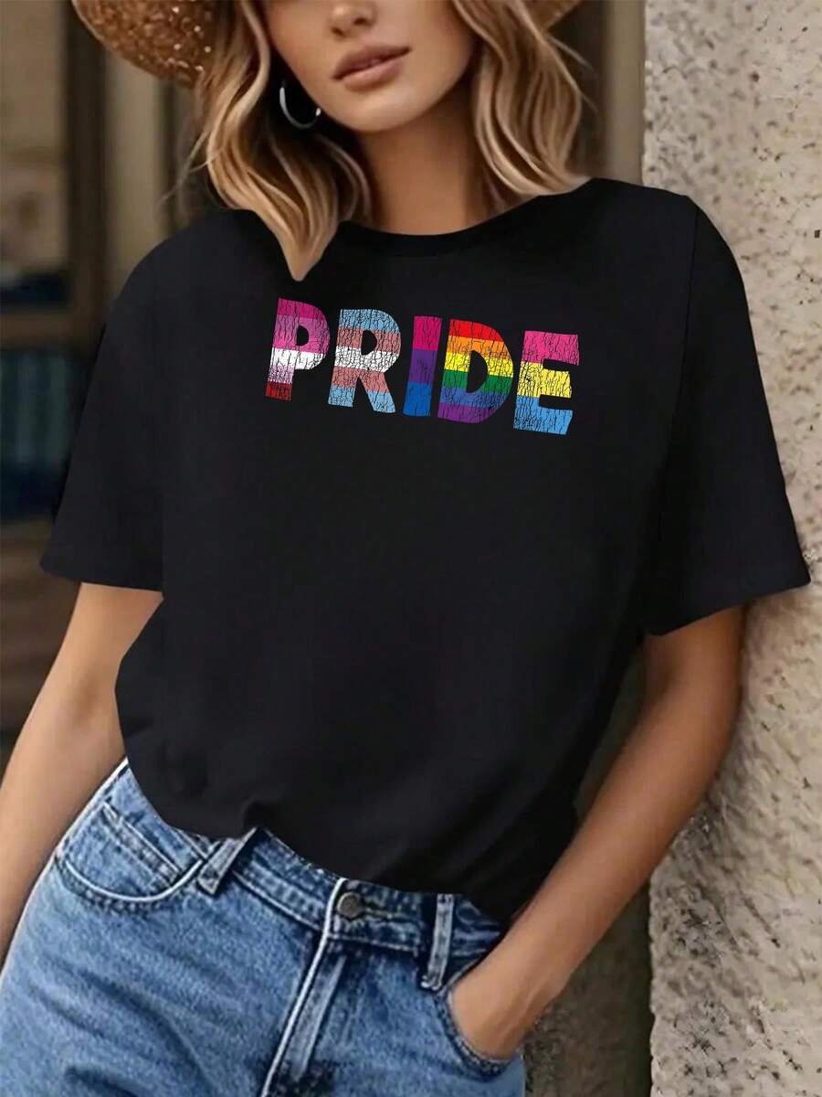 LGBTQ Gay Transgender Lesbian-Shirt - 黑色 - 查看 1