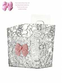 1pc Wave Pattern Wall Mounted Storage Box, No Drilling Bathroom Vanity Organizer Rack, Multi-Functional Wave Design Wall Hanging Storage Shelf, Suitable For Bathroom, Vanity, Bedroom, Home, Bedroom, Bathroom, House, Pink Room, Living Room Decor, Travel Accessories, Gift Bag, Gift For Mom, Dad, Men, Friends, Teachers, Birthday, Wedding, Office Desk, Shelf, Accessories, Gift Box, Fun Gift, Storage, Makeup Brush Holder - Multicolor - View 13