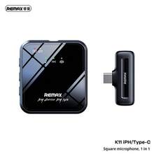 El micrófono inalámbrico de solapa REMAX K11 es compatible con iPhone y Android para grabación de video y captura de audio, convirtiéndolo en un práctico regalo para el Ramadán. - Type C - Ver 1