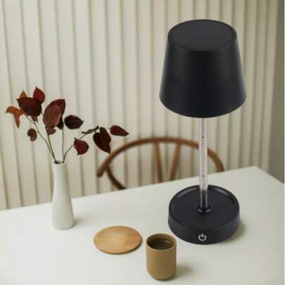 A Portable LED Dimmable Table Lamp, Rechargeable Touch-Sensitive Night Light, Extendable Table Lamp, Bedside Lamp, Perfect For Romantic Dinners, Dining Room Or Bedroom Atmosphere.