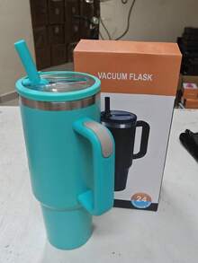 1200ml Thermal Mug With Flip-Top Spout. New 2025 Model, Valentine's Day Gift. - 青碧色 - 查看 1