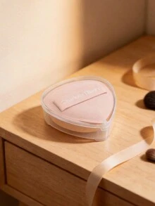 Charlotte Tilbury Powder Puff, Makeup Sponge, Heart Shape, Heart Shaped, Soft Sponge, Makeup Tool - Pink - View 6