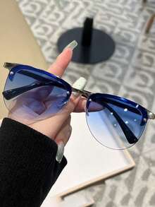 1/2/3 Pairs Anti-Blue Light Glasses - Fashionable Square Fake Glasses, Anti-Blue Light Computer & Gaming Glasses, Unisex Anti-Blue Light Glasses - Multicolor - View 7