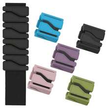 2 Stücke einstellbare gewichtete Handgelenk- und Beinmanschetten - Duales Schlaufen-Verschlusssystem mit Sandsack-Gewicht (Rosa/Schwarz), geeignet für Laufen, Fitness, Yoga - Leichtes Widerstandstraining, Formung und Gleichgewichtsunterstützung - Komfortable Fitness-Ausrüstung - Verschiedenfarbig - Übersicht 6