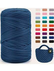 250g/Ball Thick Handmade Knitting Yarn (Chunky) - Extra Large Chunky Roving, Suitable For DIY Knitting Bags, Baskets, Blankets, Rugs - Handcraft Knitting & Handbag Making Material, DIY Wallet Crafting - Multicolor - View 7