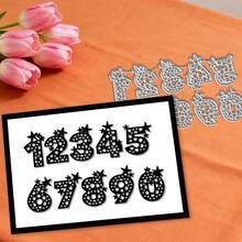 Creative Digital Dies, DIY Scrapbooking Album And Embossing Stencil, Greeting Card Making Tool, Card Paper Cutting Crafts ,Gift Card Making Template Die Cuts. - Silver - View 6