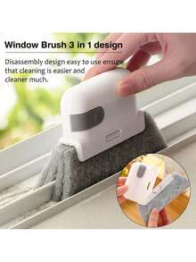 1 PCS Easily Clean Small Gaps And Frames With The Universal Window Track Cleaning Brush - Perfect For Kitchen Countertops And More! - Random Color - View 2