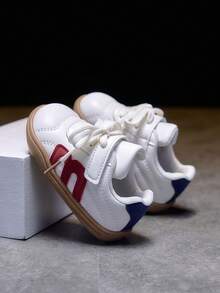 Infant Fashionable Casual Comfortable Soft Breathable Non-Slip Durable Slip-On Unisex Casual Shoes - Red - View 5