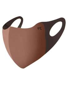 1件/3件装 女士休闲纯色黑色/棕色/深灰色防风保暖加厚柔软防护眼角面罩，适合旅行、户外、骑行、日常搭配 - A - 查看 4