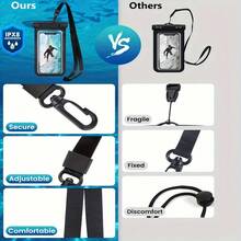 Universal Waterproof Floating Phone Lanyard, Compatible With Iphone 15 Pro Max/14 Pro/13/12/11, S23/S22, And Other Devices Up To 6.8 Inches (Approx. 17.2 Cm), Essential For Swimming, Boating, Kayaking And Adventure - Multicolor - View 4