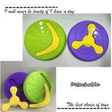 Perro训练圆盘 - 柔软的天然橡胶材质，对狗狗的口腔非常友好 - 呵护牙齿，非常适合抛接游戏。材质柔软，方便携带，适合散步时使用。不适合作为咀嚼玩具。 - 彩色 - 查看 5