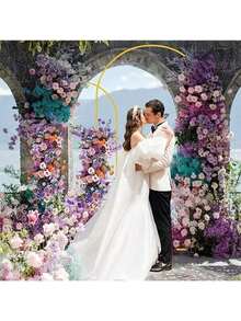 1 Set Metal Rectangular Arch Kit, Suitable For Birthday, Wedding, Bridal Shower, Graduation, Anniversary, Christening, Summer, Theme Party, Backdrop, Home Decor, Valentine's Day, Halloween, Christmas, Thanksgiving - Gold - View 6