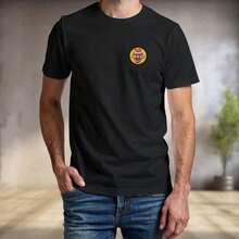 Camiseta Bege Automotiva Estampa Chevrolet Vintage Unissex - Preto - Visão 1