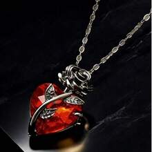 1 chiếc dây chuyền mặt dây chuyền hình trái tim và hoa hồng kiểu Gothic độc đáo, quyến rũ, phù hợp cho nam giới đeo hàng ngày, dự lễ hội âm nhạc, tiệc cưới, phụ kiện thời trang unisex. - 01 Súng Đen N-413 - Xem 4