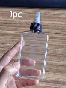 4pcs Mini Leak-Proof Oil Bottles With Twist Cap, Suitable For Camping, Plastic Soy Sauce Bottles
