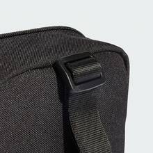 Adidas 男女通用经典Logo休闲运动单肩包 IT3263 - 黑色 - 查看 6