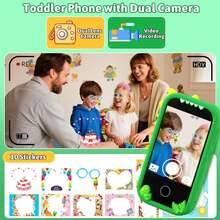2.8-Inch Touchscreen, Children's Smartphone, Mini Children's Phone For Boys Aged 3-10, Boys' Learning Toy Phone, Dual Camera Game Music Player - Multicolor - View 4