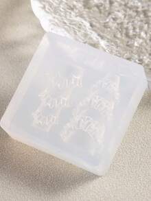 1件装蕾丝美甲模具法式裙摆透明硅胶模具压花模板铸造模具DIY水晶美甲工具手工工艺模板雕刻模具女士美甲装饰 - 無色 - 查看 9