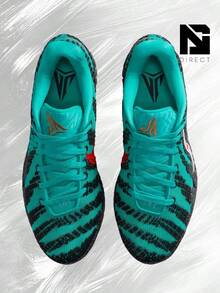 Nike Ja 3 Light Show – Men's Lifestyle Sneakers -Vintage-Autumn & Winter-Inspired Running Shoes, Shock-Absorbing Comfort, Gym To Streetwear Casual Wear - Prefect Thanks Giving Day & Chrismas Gift-HF2793 100 - 渦輪綠/黑/白/大學紅 - 查看 3