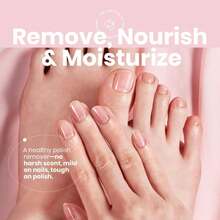 Beetles Non Acetone Nail Polish Remover - 8.45Fl Oz\/250ML Nourishing Formula Acetone Free Nail Polish Remover - Non-Drying - Professional Quick And Gentle Removal For Natural Damaged Nails - MàuK - Xem 8