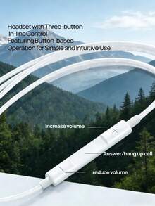 REMAX Auriculares con cable RM-570a, diseño ergonómico para un uso cómodo, controlador dinámico de 13 mm, compatible con Xiaomi, Vivo y otros dispositivos con conector Tipo C, compatible con la serie iPhone 15/16 de Apple, color blanco de Apple - Manzana blanca - Ver 9