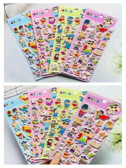 Foam Stickers, Cute Cartoon Stationery, Water Bottle Decor, 3D Bubble Stickers And Decals, Suitable For Decorating Phones, Laptops, Luggage, Water Bottles, Skateboards, Notebooks And Guitars, Great For Daily Use, Children's Birthday Gifts, Back To School Supplies