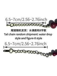 1pc Retro Minimalist Beaded Necklace, 3 Colors Available (Red, Emerald Green, Light Blue), Choker & Collarbone Styles, Suitable For Women's Daily Or Holiday Wear