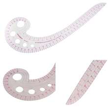 11.8" Long Comma Shaped Plastic Transparent French Curve Ruler Spline Design Clothing Sewing Tool - Multicolor - View 10