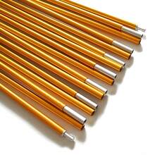 1pc 8.5mm Aluminum Alloy Tent Pole Replacement, Suitable For 3.5m, 3.6m, 4.05m, 3.7m, 3.8m, 4.05m Camping Tent Pole Support