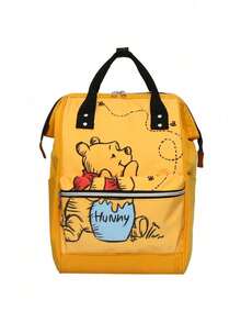 Classic Cartoon Canvas Backpack And Tote Bag - Multifunctional Square Backpack With Large Capacity - Fashionable Commuter And Travel Backpack - Perfect Choice For Students Or Holiday Gifts, Camping - Multicolor - View 12