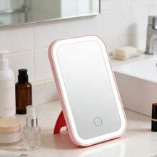 1 Pc LED Makeup Mirror Light Pink Indoor Lighting For Bathrooms Bedrooms Corridors Can Be Hung Or Hung Daily Party Gift Use - Makeup Mirror - View 4