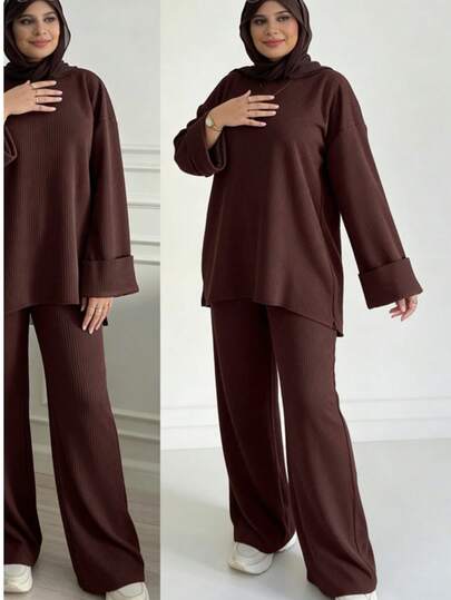 Elegant Women's Casual Long Sleeve Solid Color Suit, Fashionable And Graceful, Autumn/Winter Spring