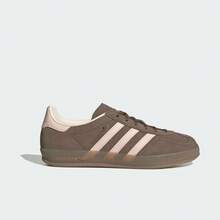 Adidas Originals Gazelle室内男女通用休闲运动鞋，低帮 JR2431 - 棕色 - 查看 1