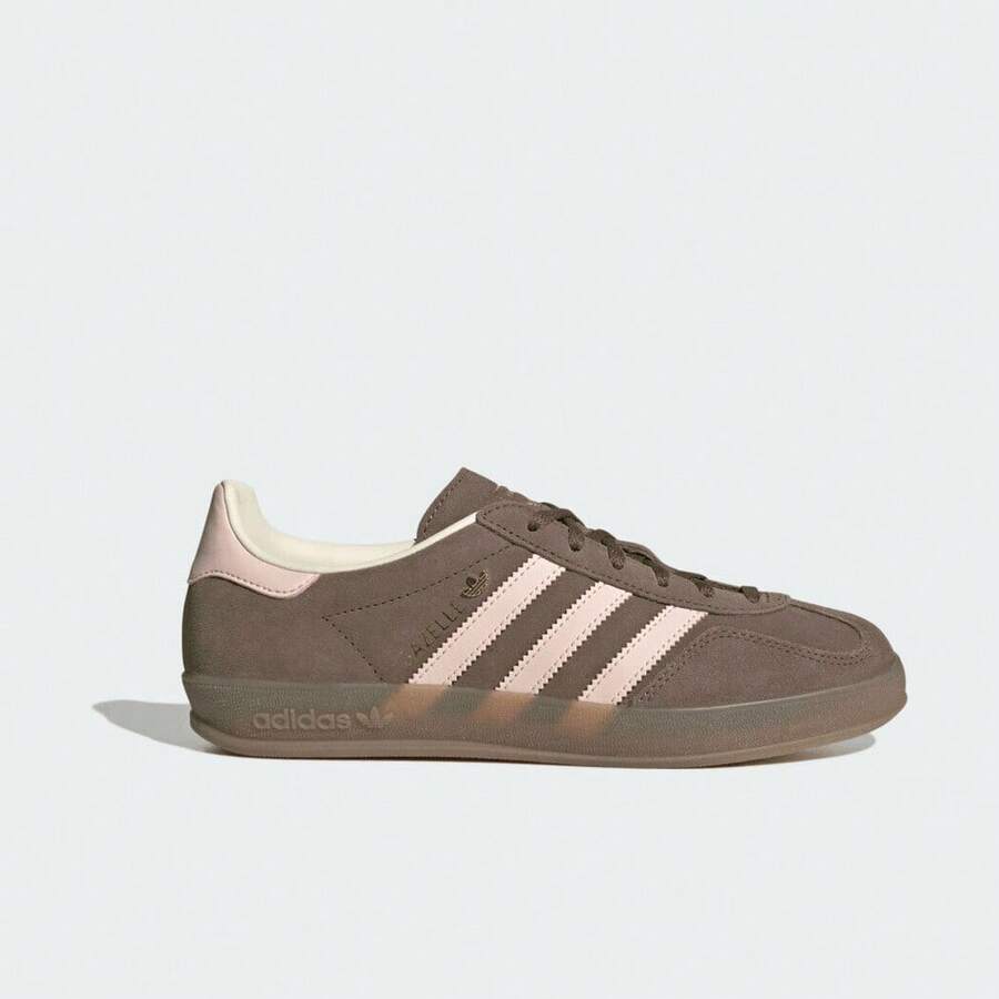 Adidas Originals Gazelle室内男女通用休闲运动鞋，低帮 JR2431 - 棕色 - 查看 1
