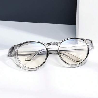 زوجان من نظارات الأمان الأنيقة بإطار دائري وحافة، مثالية للاستخدام اليومي والأنشطة الخارجية