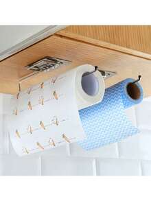 2/3/4件套厨房壁挂式纸巾架和铝箔分配器 - 彩色 - 查看 4