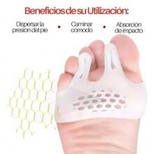 VERALY.MX Kit 6 piezas ctores Juanete y paradores Dedos Almoaa Antepie parador Dedos Alio Presion Zapato parador Dedos Pie ro l Doble Bucle allux Valgus Martillo Enderezador Dedos - como en la foto - Ver 4