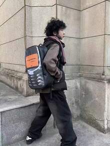 Online Dating Masters Spoof Nokia Niche Backpack "Call Me If You Want" Slogan Pu Leather Schoolbag - Nokia Backpack - View 8