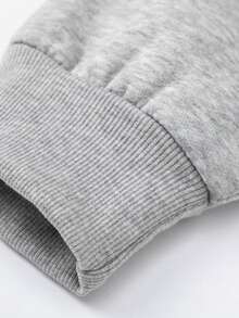 Autumn/Winter Clothing: Street-Style Hip-Hop Style Foam Spider Web Hooded Sweatshirt, Fashionable Sporty Hoodie. - Xám - Xem 7