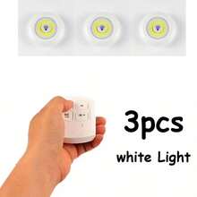 LED橱柜灯 - 白光和暖光，带遥控按钮控制，需要电池，非常适合衣柜、楼梯、厨房、楼梯照明 | 现代照明解决方案 | 遥控功能，LED照明。 - 櫥櫃燈 - 查看 12
