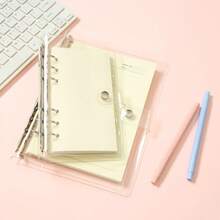 A5/A6 PVC Loose-Leaf Notebook, Planner, Journal, Sketchbook, Diary, Photo Album, Office Supplies, Accessories - Multicolor - View 3