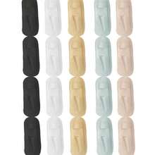 5 Pairs Of Women's Socks Fit Seamlessly, Comfortable And Ultra-Thin Solid Color Design, Easy, Elegant And Invisible - Multicolor - View 11