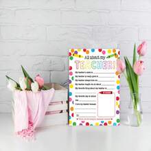 1 Fun And Creative Birthday Card, "New Year's Blessing Card" Funny Birthday Card, Suitable For Giving To Students And Children As A Joyful Card, Happy Birthday, New Year's Day, New Year's Supplies - Multicolor - View 5