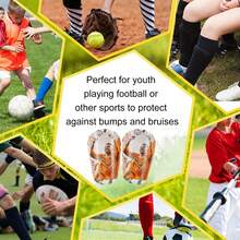 2pcs Mini Football Shin Pad Non-Slip Shock Absorbing Leg Protector Men Women Thicken Lightweight Soccer Training Shin Guard - Multicolor - View 6