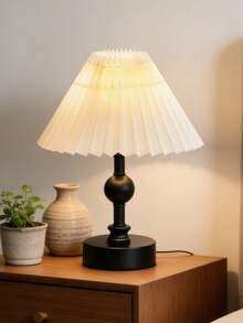 1pc USB Powered Black Lamp Pole Desk Lamp, Retro Style Lamp, Suitable For Bedside, Hostel, Dining Room, Camping, Minimalist Warm Light Lamp, Atmosphere Night Light - Black - View 10