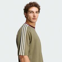 Adidas Originals 男士 BRITCORE RINGER 短袖针织无领短袖T恤 TKV4446 - 橄欖綠 - 查看 5