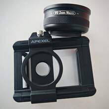 APEXEL 10-20X Zoom Macro Lens For IPhone - Professional Smartphone Macro Photography Lens, Compatible With Almost All Smartphones - Black - View 14