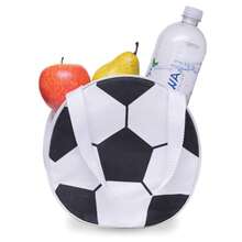 Bolsa Soccer de asas para accesorios y compras con diseño de Balón de Fútbol Mundial - Blanco y Negro - Ver 1