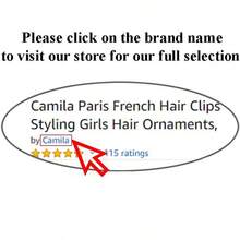 Paris AD66/2 French Side Comb Large Curved Tortoiseshell Hair Combs Women Fine Hair, 4 Inch Strong Hold Comb Women Bun Chignon - Do Styling Hairstyle Accessories, Made In France - 玳瑁 - 查看 10