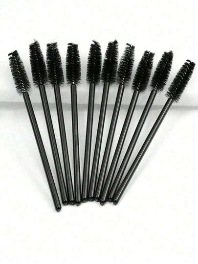 200pcs/100pcs/50pcs/20pcs Disposable Eyelash Brushes, Mascara Wands, Eye Lash Brush, S For Eyelash Extensions, Eyebrow Eyeshadow Brow Makeup Supplies Kit Cleansing Glitter Applicator Tool Accessories, Eyebrow Brush, Eyeshadow Brush, Brush